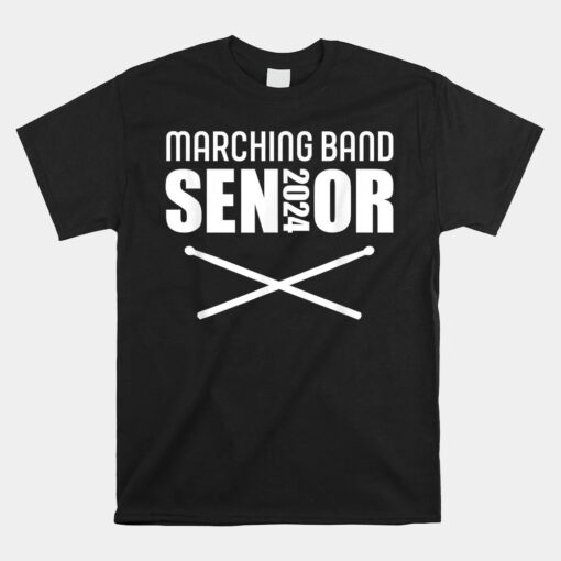 2024 Senior Snare Drum Class Of 2024 Marching Band Drumline Unisex T-Shirt