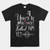 4th Wedding Anniversary For Her Wife Married 4 Years Ago Unisex T-Shirt