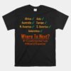 7 Continents World Traveler For Travel Enthusiasts Unisex T-Shirt