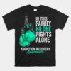 Addiction Recovery Awareness Month Gloves Teal Ribbon Unisex T-Shirt