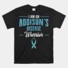 Addison's Disease Warrior Hypocortisolism Endocrine Disorder Unisex T-Shirt