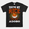 Adobo Chicken Pinoy Rice Cuisine Philippine Flag Unisex T-Shirt