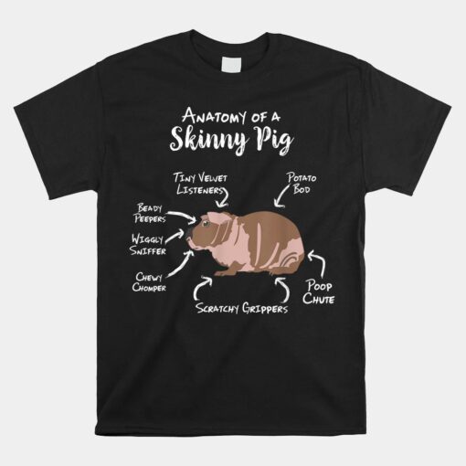 Anatomy Of A Skinny Guinea Pig Unisex T-Shirt