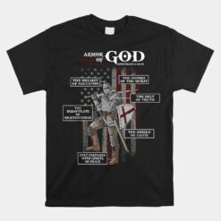 Armor Of God Ephesians Bible Verse Cool Religious Christian Unisex T-Shirt