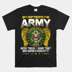 Army Retired Military U.s Unisex T-Shirt