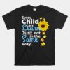 Autism Special Education Teacher Sunflower Unisex T-Shirt