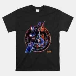 Avengers Infinity War Neon Team Unisex T-Shirt