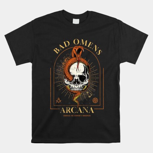 Bad Omens Snake And Skull Bad Omens The Omen Unisex T-Shirt