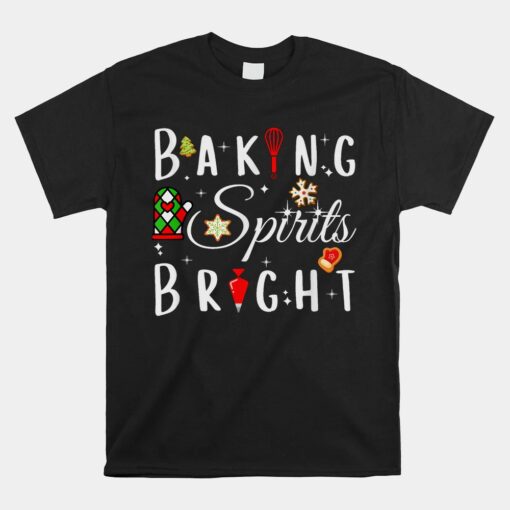 Baking Spirit Bright Donut Christmas Tree Xmas Cookie Unisex T-Shirt