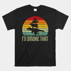 Barbecue Dinosaur BBQ Meat Grilling Unisex T-Shirt