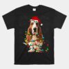 Basset Hound Christmas Funny Basset Hound Unisex T-Shirt