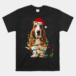 Basset Hound Christmas Funny Basset Hound Unisex T-Shirt