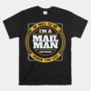 Be Nice To Me I'm A Mailman Funny Postal Worker Unisex T-Shirt