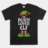 Beach Lover Elf Family Matching Group Christmas Unisex T-Shirt