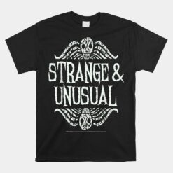 Beetlejuice Strange And Unusual Distressed Skulls Unisex T-Shirt