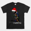 Black Cat Merry Kissmyass Xmas Chritsmas Unisex T-Shirt