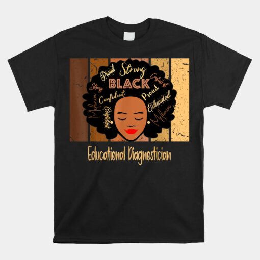 Black Educational Diagnostician Love African American Unisex T-Shirt
