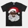 Black Happy Santa Unisex T-Shirt Fun African American Santa Unisex T-Shirt