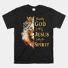 Blessed By God Loved By Jesus Lion Unisex T-Shirt