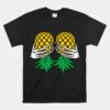 Boob Upside Down Pineapple Swinger Skeleton Hand Unisex T-Shirt