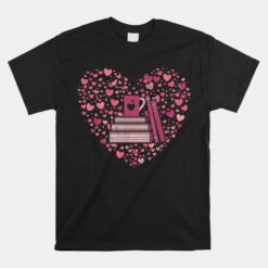 Book Heart Book Reader Unisex T-Shirt Bookworm Nerd Love Reading Unisex T-Shirt