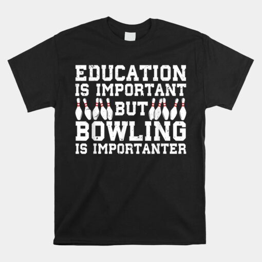 Bowling Art For Men Women Bowling Lover Pin Target Bowlers Unisex T-Shirt