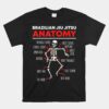 Brazilian Jiu Jitsu Anatomy Skeleton Unisex T-Shirt