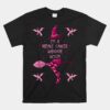 Breast Cancer Halloween Party Witch Pink Ribbon Survivor Unisex T-Shirt