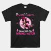 Breast Cancer Messed With The Wrong Pink Witch Hat Halloween Unisex T-Shirt