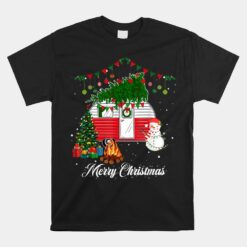 Camper Christmas Tree Matching Family Christmas Pajama Unisex T-Shirt