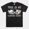 Campfire Beagle Dog This Is My Camping Unisex T-Shirt