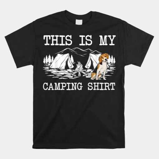 Campfire Beagle Dog This Is My Camping Unisex T-Shirt