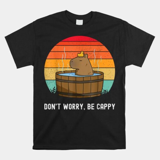 Capybara Don't Worry Be Capy Unisex T-Shirt