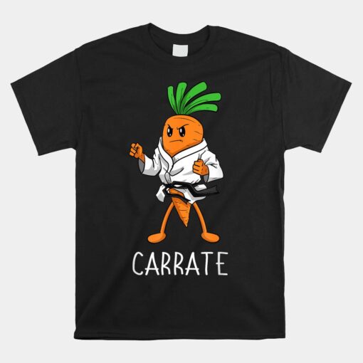 Carrate Karate Carrot Student Teacher Trainee Trainor Unisex T-Shirt