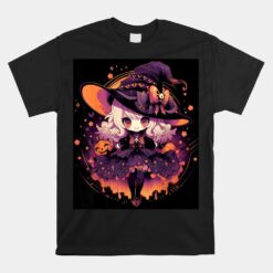 Casting Spells_ Captivating Halloween Witch Unisex T-Shirt