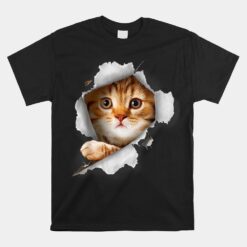 Cat Cat Art Kitten Lover Cute Cat Unisex T-Shirt