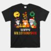 Cat Halloween Christmas Happy Hallothanksmas Thanksgiving Unisex T-Shirt