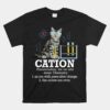 Chemistry Humor Science Teacher Cat Pun Unisex T-Shirt