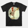 Chicken Beer Karate Kick Cool Chicken Funny Chicken Farmer Unisex T-Shirt