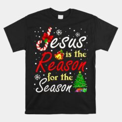 Christian Jesus The Reason Christmas Stocking Stuffer Unisex T-Shirt