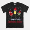 Christmas Spirits Wine Bubbly Martinis Holiday Drink Unisex T-Shirt