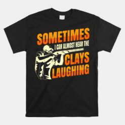 Clay Trap Shooting Flying Launcher Unisex T-Shirt