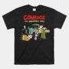 Cn Courage The Cowardly Dog Group Shot Logo Unisex T-Shirt