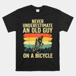 Cool Cycling Grandpa Bicycle Riding Cycle Racing Unisex T-Shirt