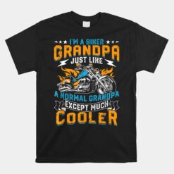 Cool Grandpa Motorcycle Unisex T-Shirt