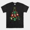 Cool Guitar Christmas Tree Guitar Unisex T-Shirt