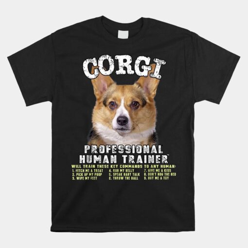 Corgi Professional Human Trainer Unisex T-Shirt