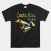 Costa Rica Pura Vida Travel Souvenir Vacation Frog Nature Unisex T-Shirt