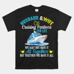 Couples Anniversary 2023 Cruise Trip Husband Wife Matching Unisex T-Shirt