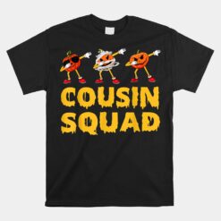 Cousin Squad Halloween Cousin Crew Funny Halloween Pumpkins Unisex T-Shirt